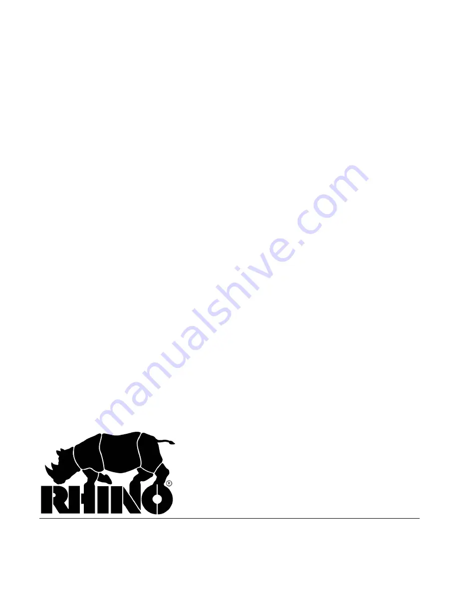 RHINO NITRO FN14 Operator'S Manual Download Page 168