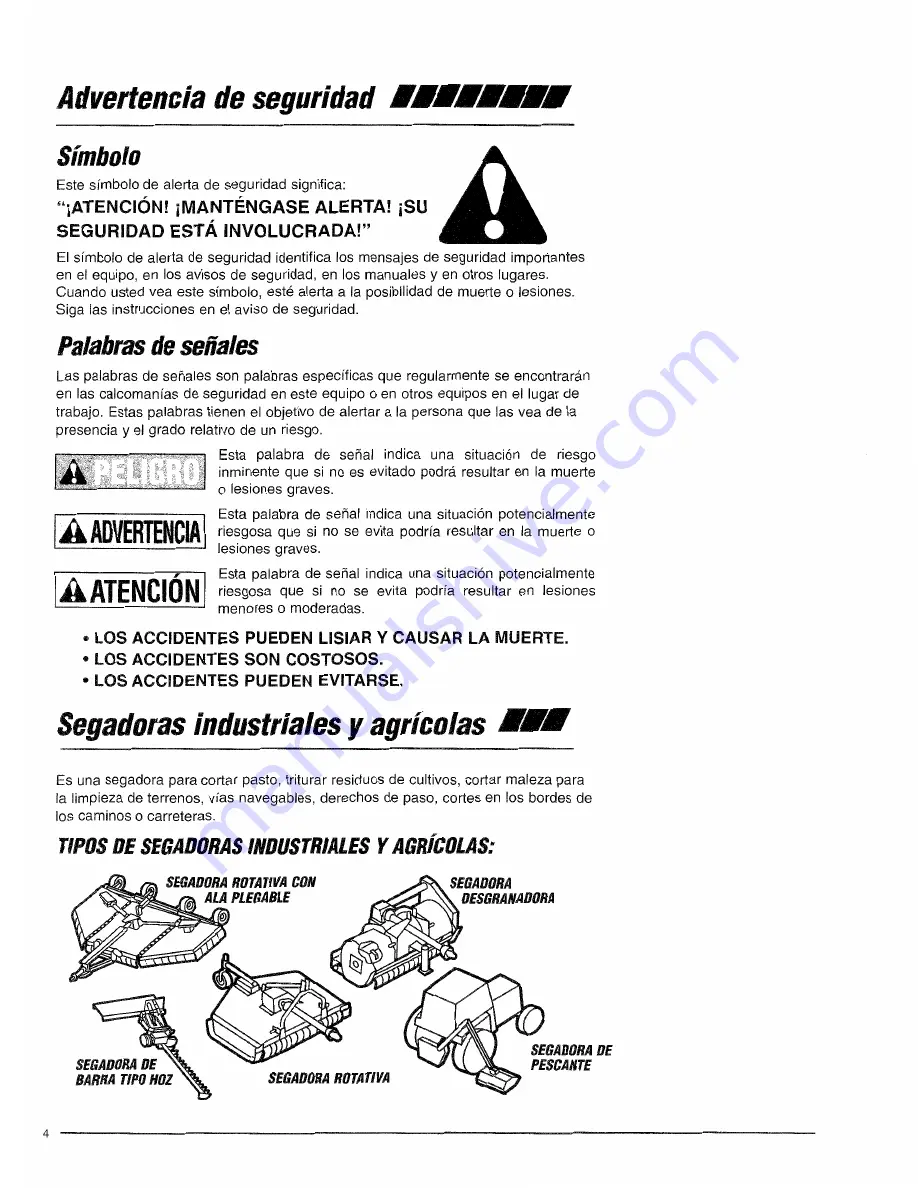 RHINO RW72 Operator'S Manual Download Page 56