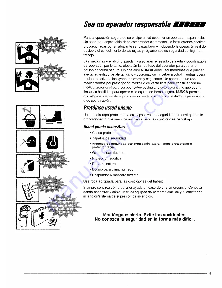 RHINO SE42 Operator'S Manual Download Page 57