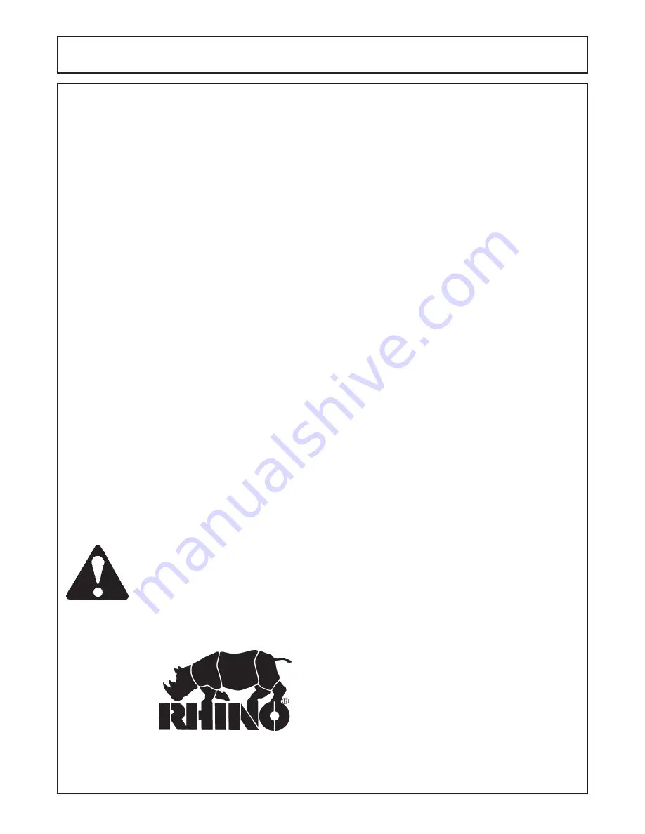 RHINO TR208LT Manual Download Page 4