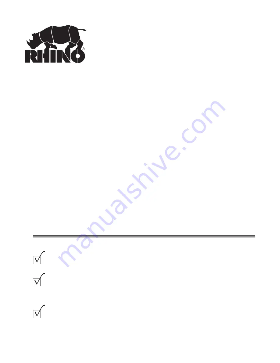 RHINO TR310LT Manual Download Page 46