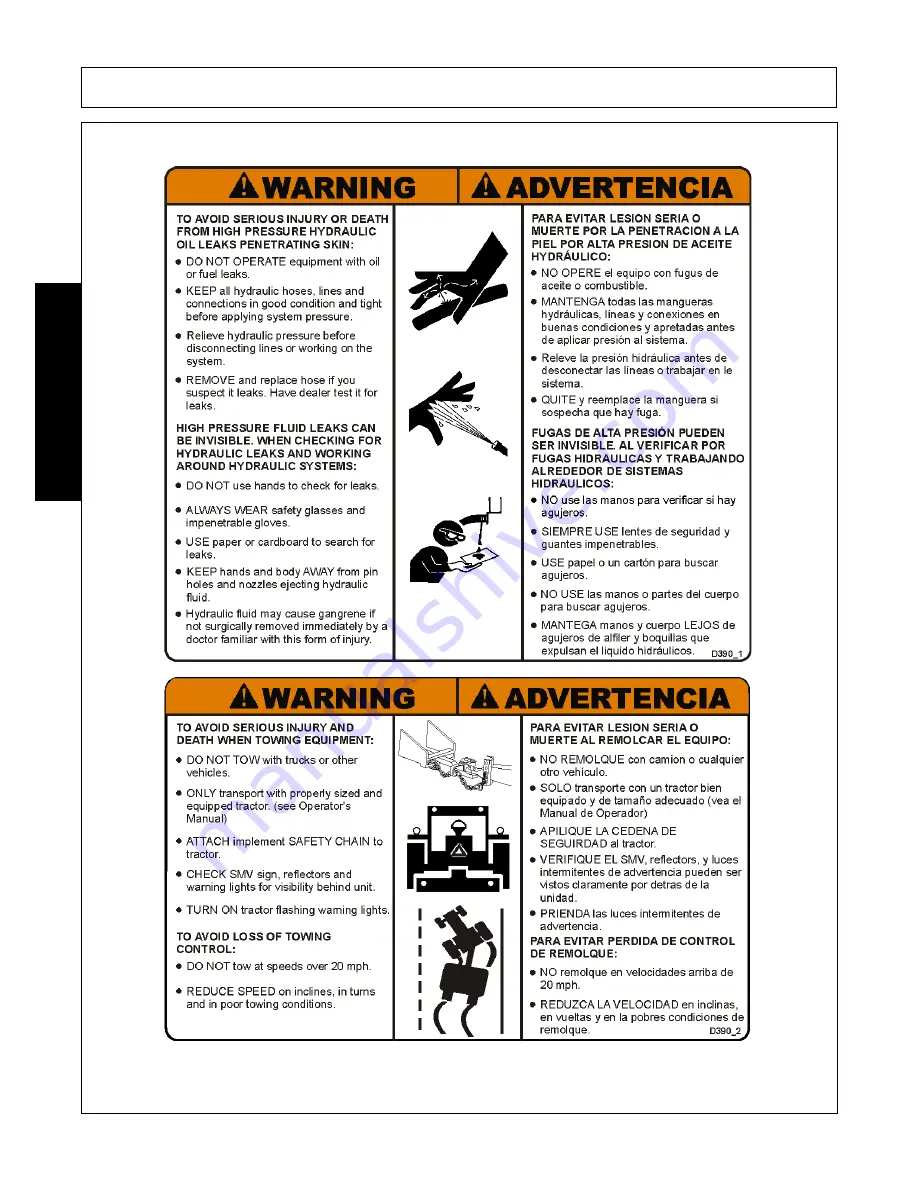 RHINO TURBO 96 Operator'S Manual Download Page 34