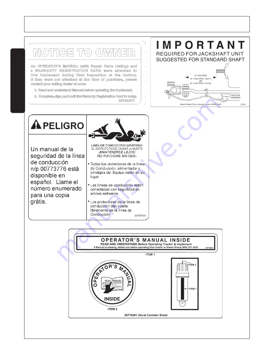 RHINO TURF FLEX Operator'S Manual Download Page 24