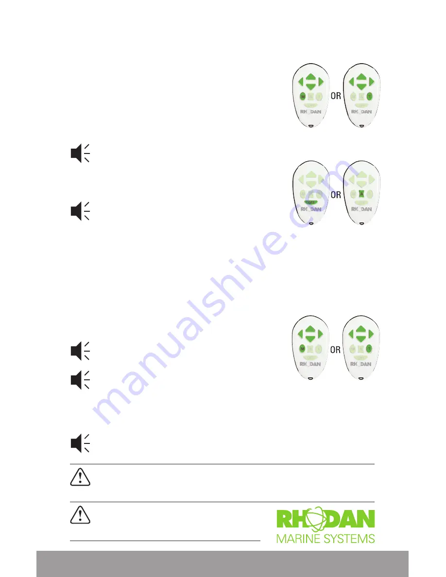 Rhodan HD GPS ANCHOR+ Owner'S Manual Download Page 11