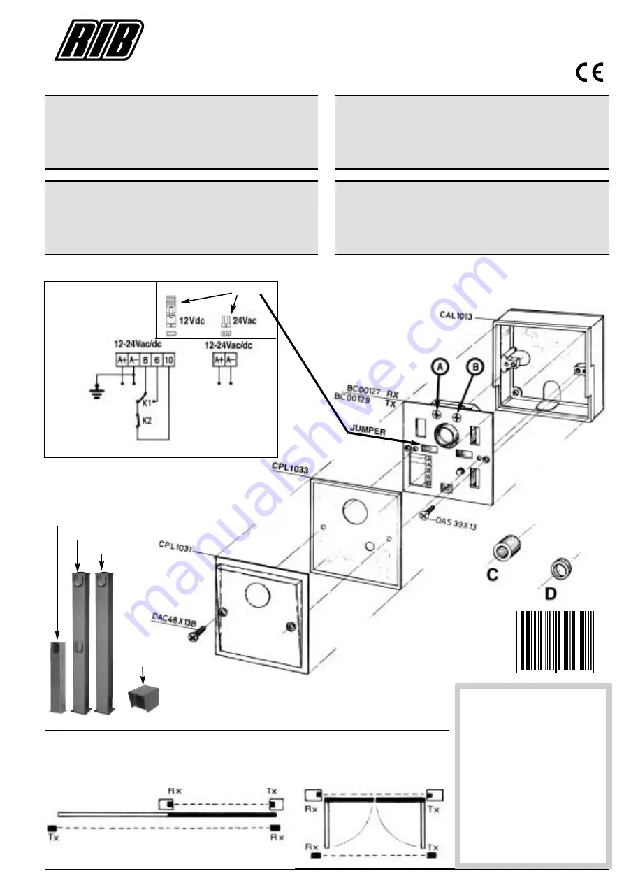 RIB F97P Instructions Download Page 1