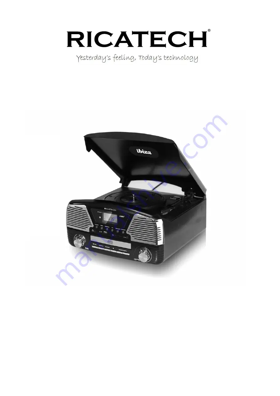 Ricatech Ibiza RMC90 Instruction Manual Download Page 12