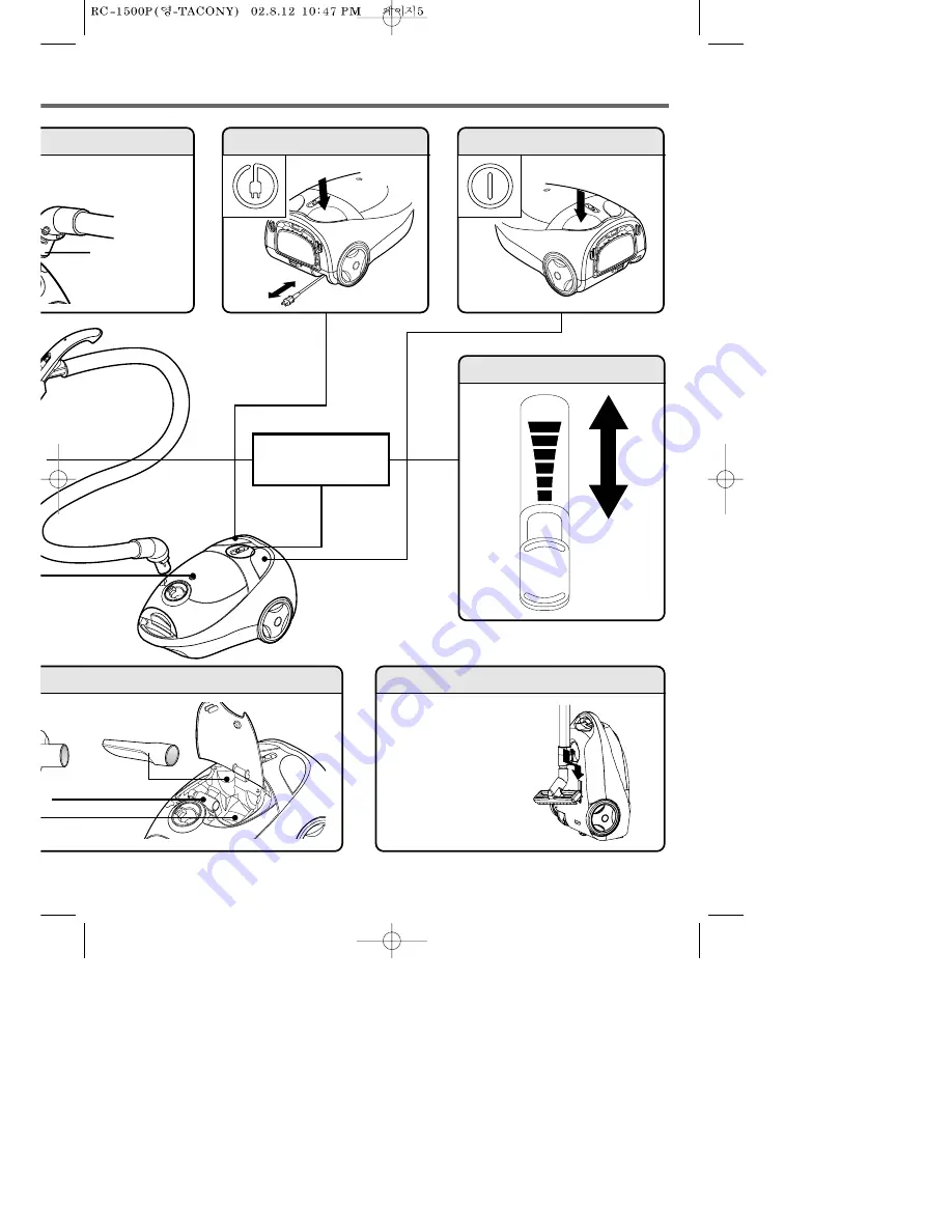 Riccar RC-1500P Operating Instructions Manual Download Page 5