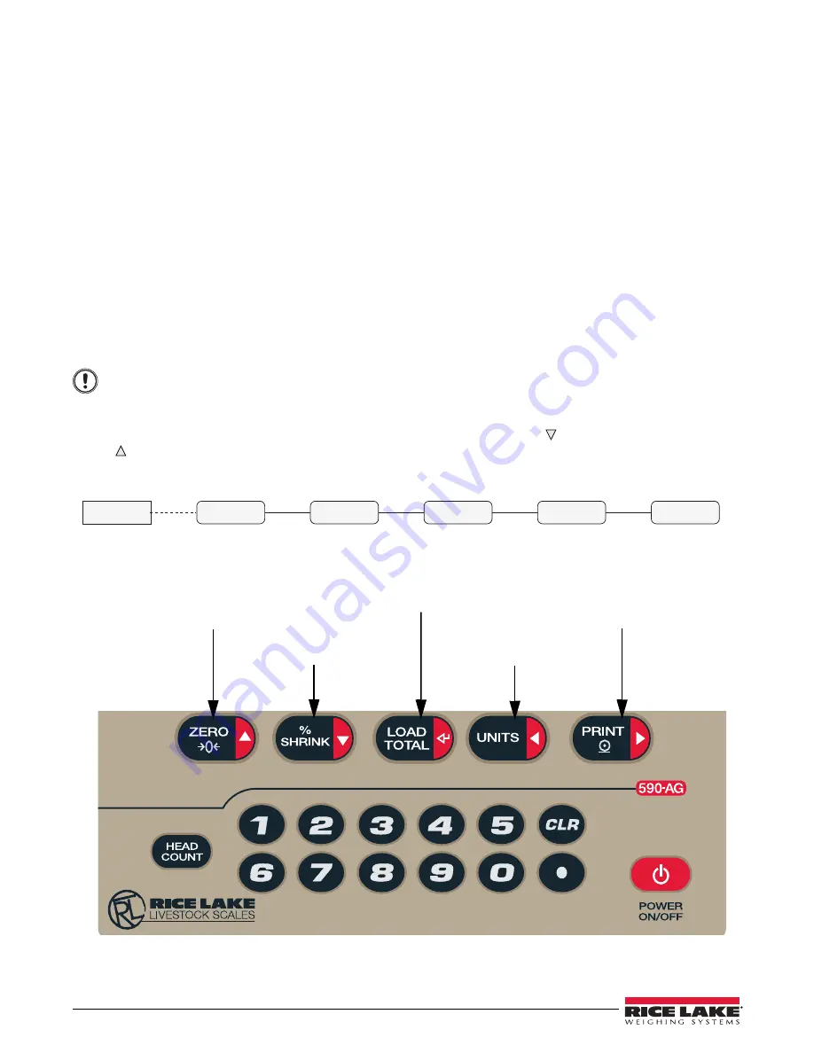 Rice Lake 590 AG Operation Manual Download Page 50