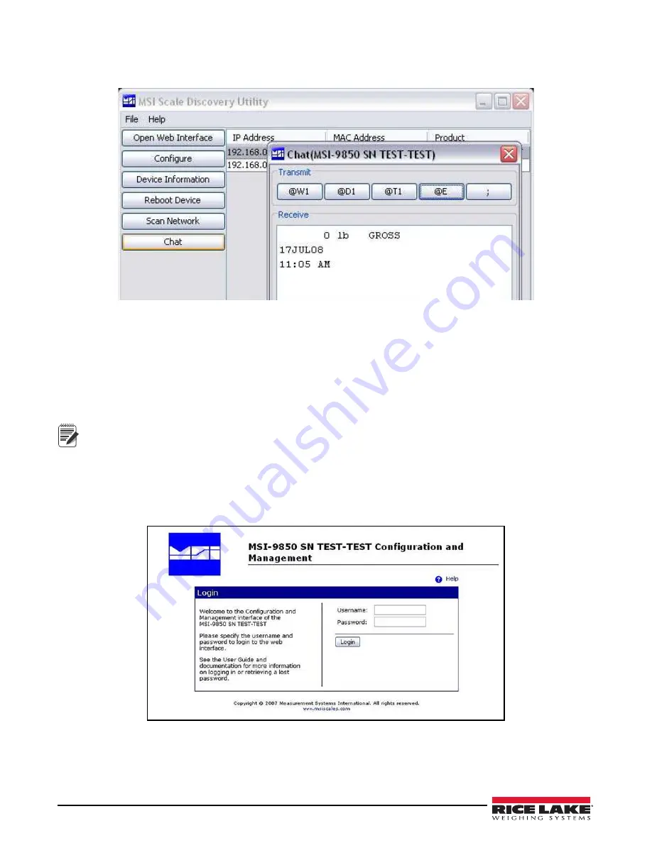 Rice Lake CellScale MSI-9850 Скачать руководство пользователя страница 10