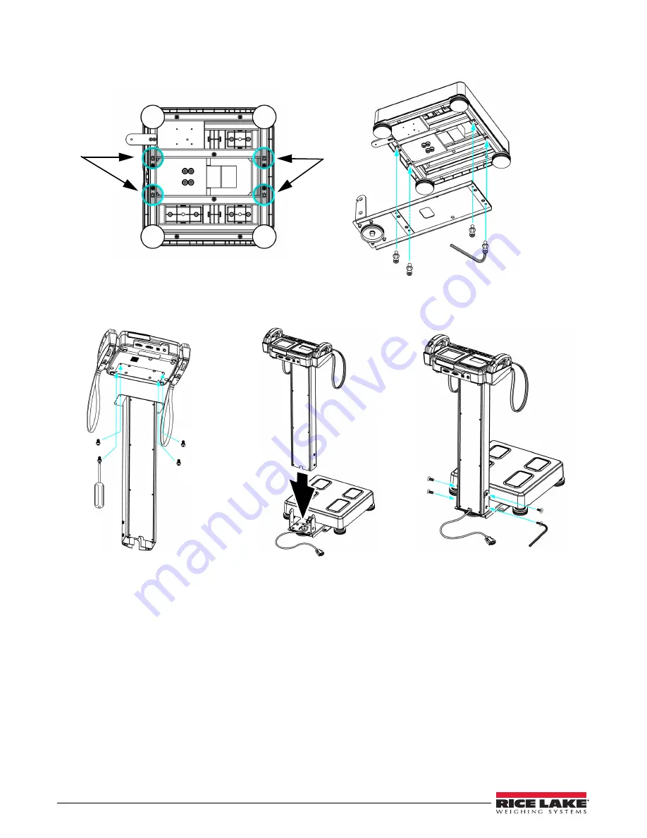 Rice Lake Competitor D1000 Series Installation & Operation Manual Download Page 18