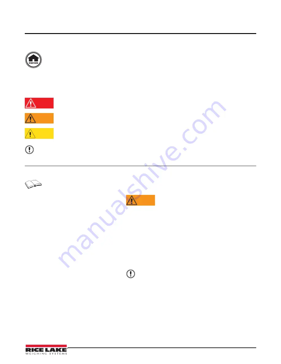 Rice Lake DIGI DSX-1000 Operation Manual Download Page 5