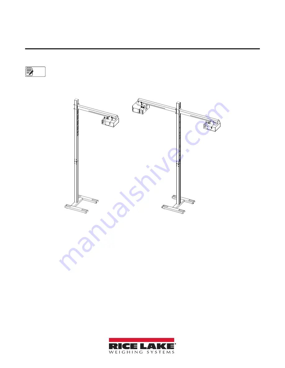 Rice Lake iDimension Plus XL Quick Start Manual Download Page 1