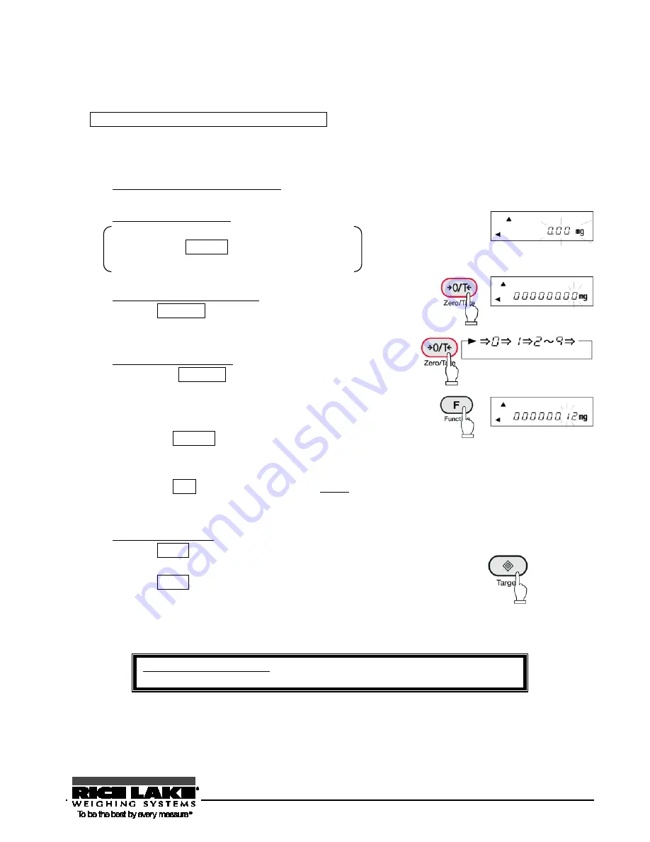 Rice Lake RL-TA Series Operation Manual Download Page 51