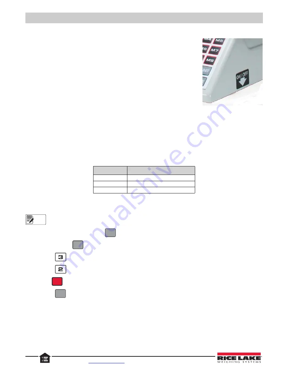 Rice Lake RS-130 Operation Manual Download Page 8