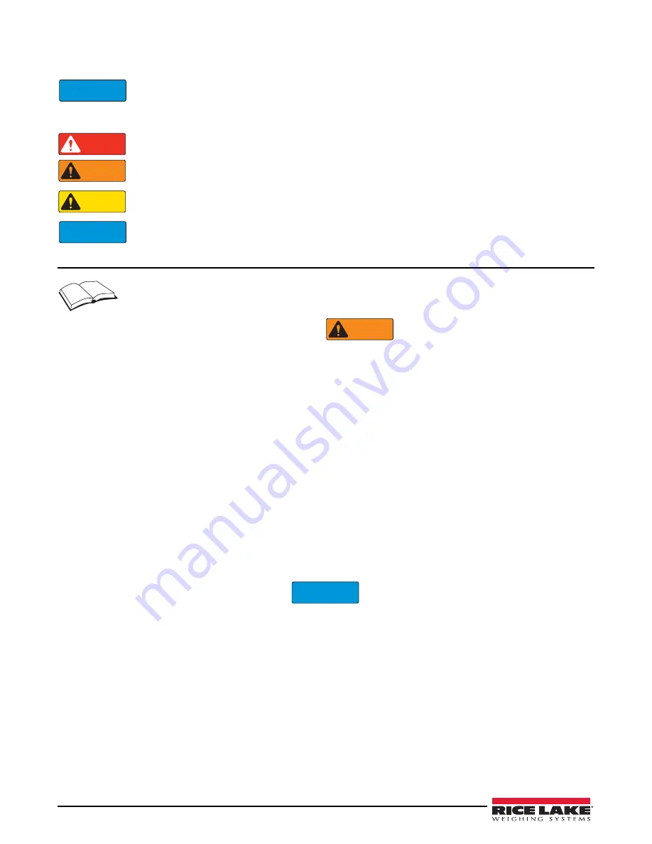 Rice Lake SCT-1100 Technical Manual Download Page 6