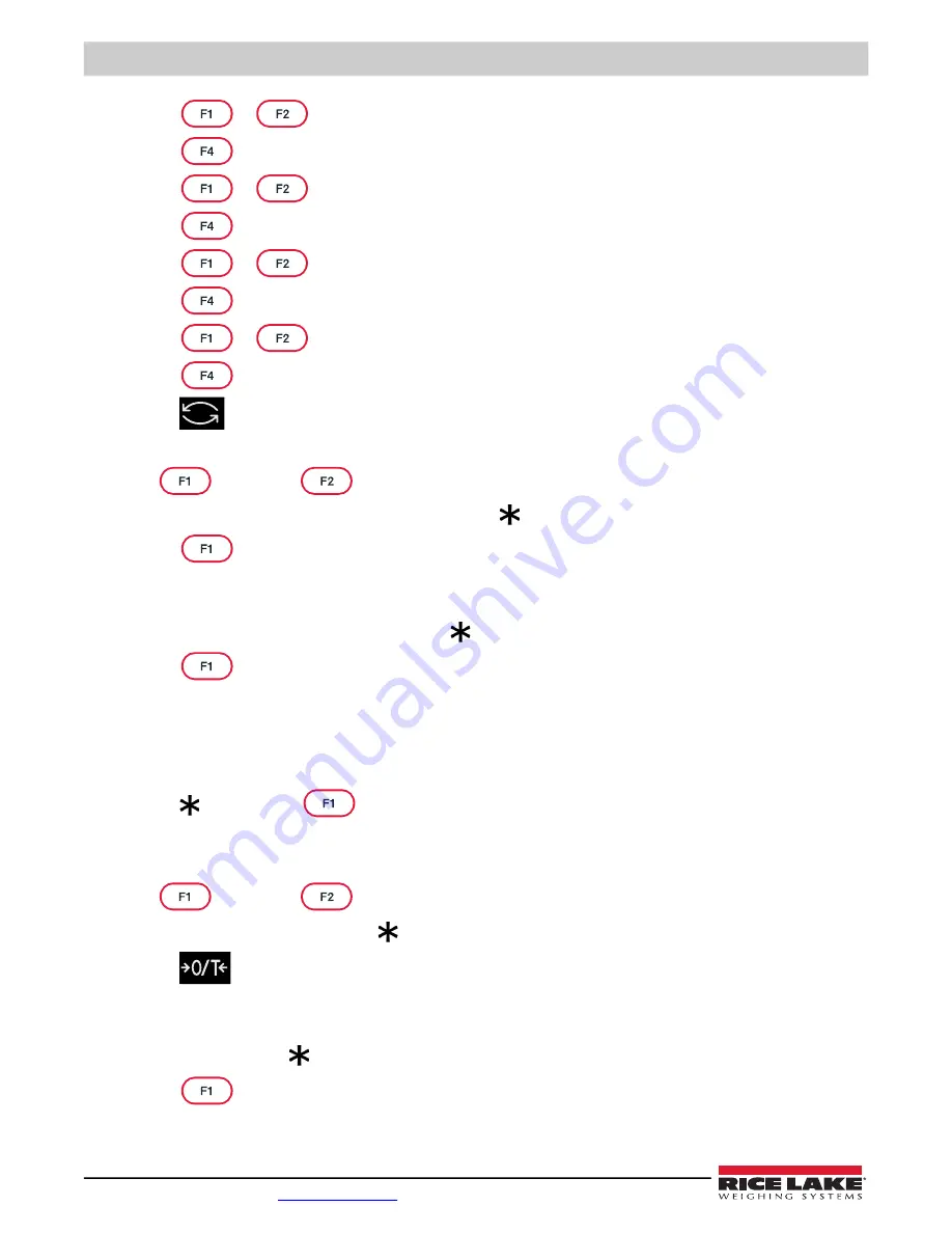 Rice Lake TA Plus 124 Operation Manual Download Page 24