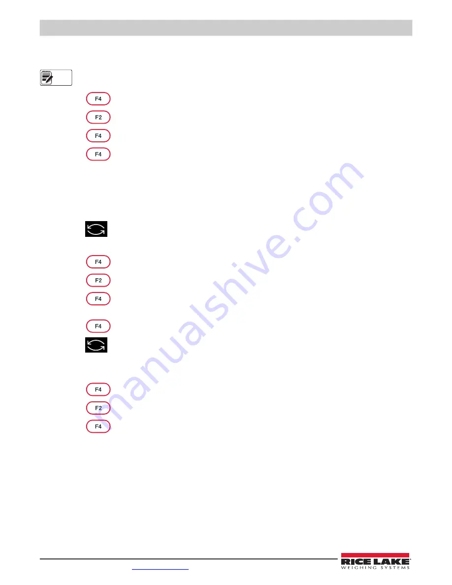 Rice Lake TA Plus 124 Operation Manual Download Page 32