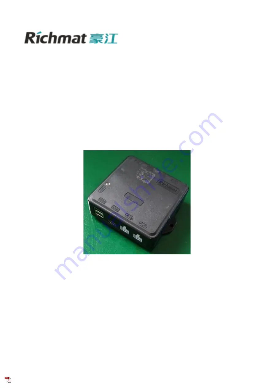 Richmat HJC26C Ble Скачать руководство пользователя страница 1