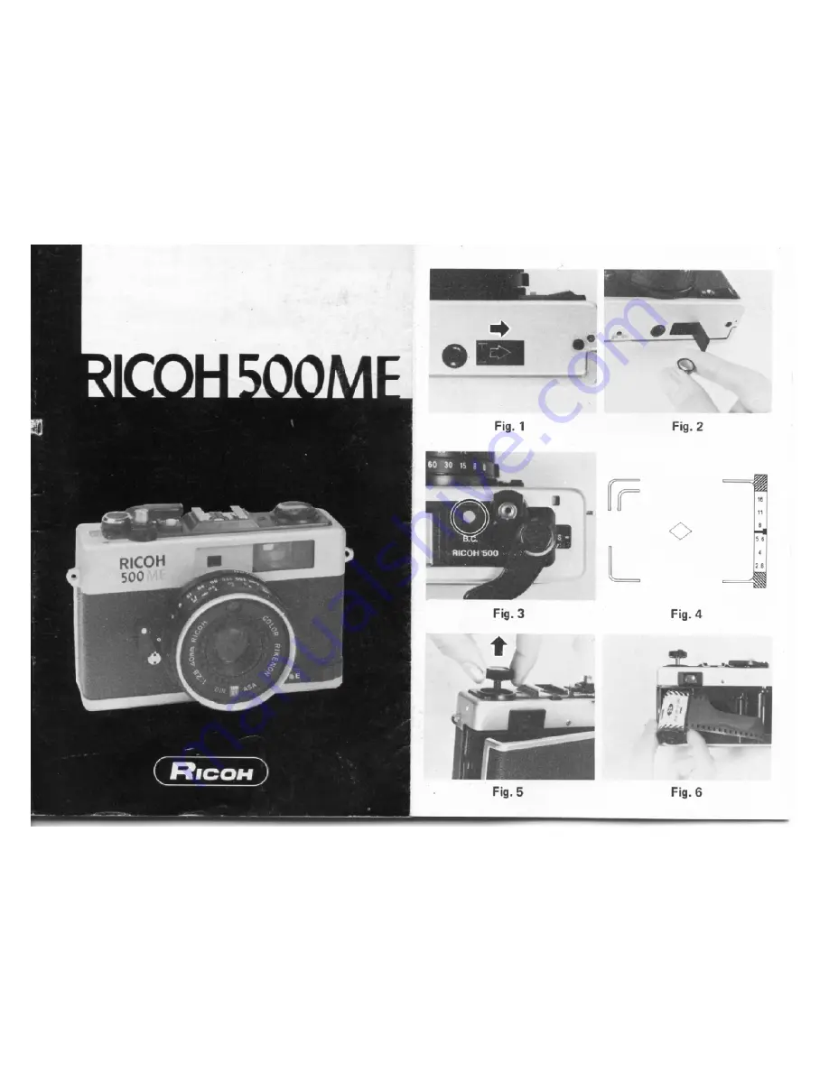 Ricoh 500ME Скачать руководство пользователя страница 1