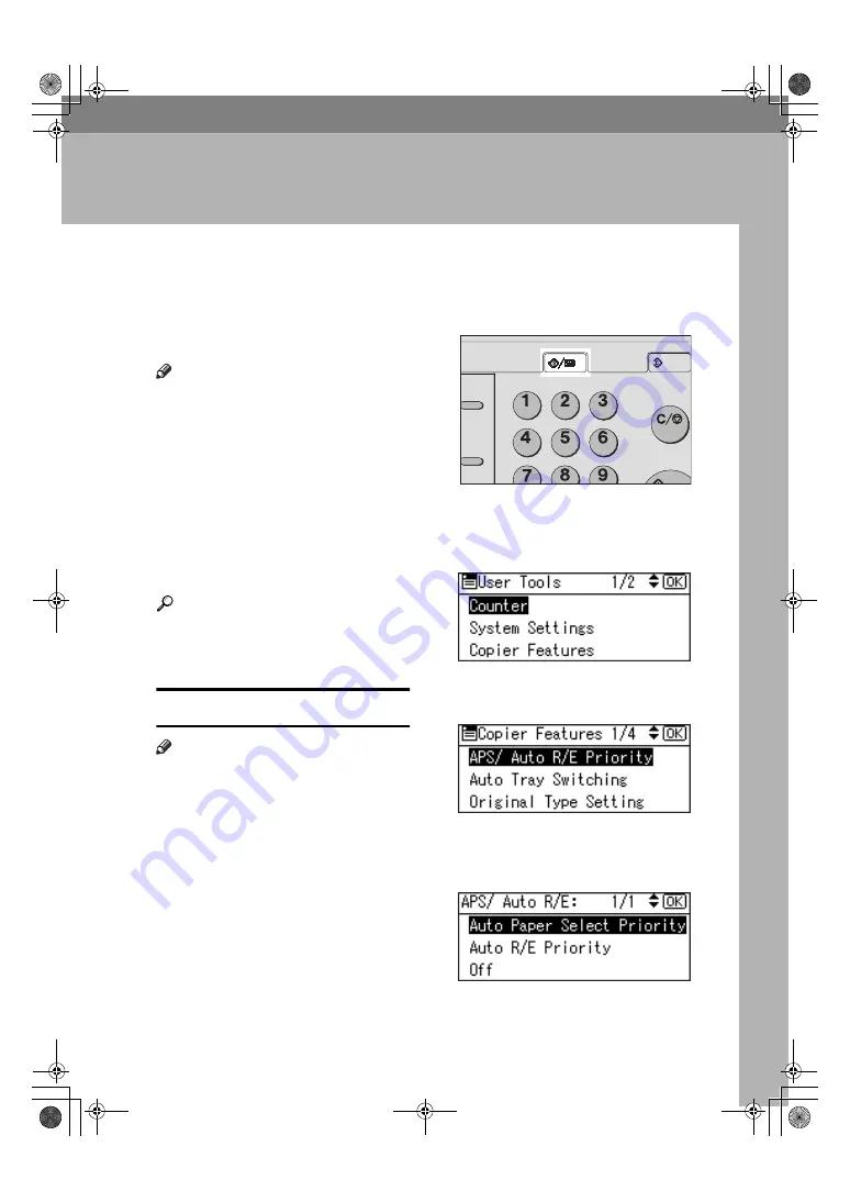 Ricoh Aficio 2016 Operating Instructions Manual Download Page 53