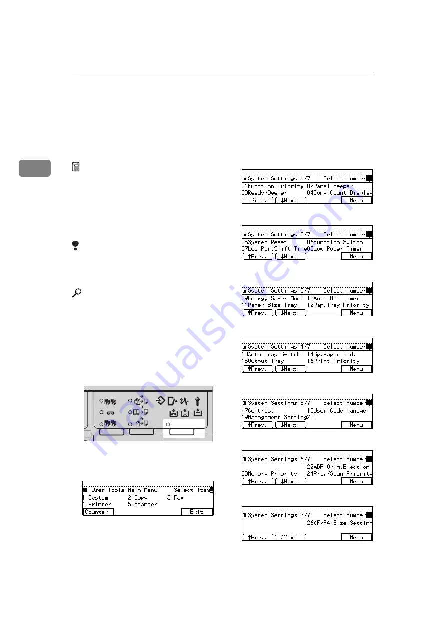 Ricoh Aficio 350e Operating Instructions Manual Download Page 34