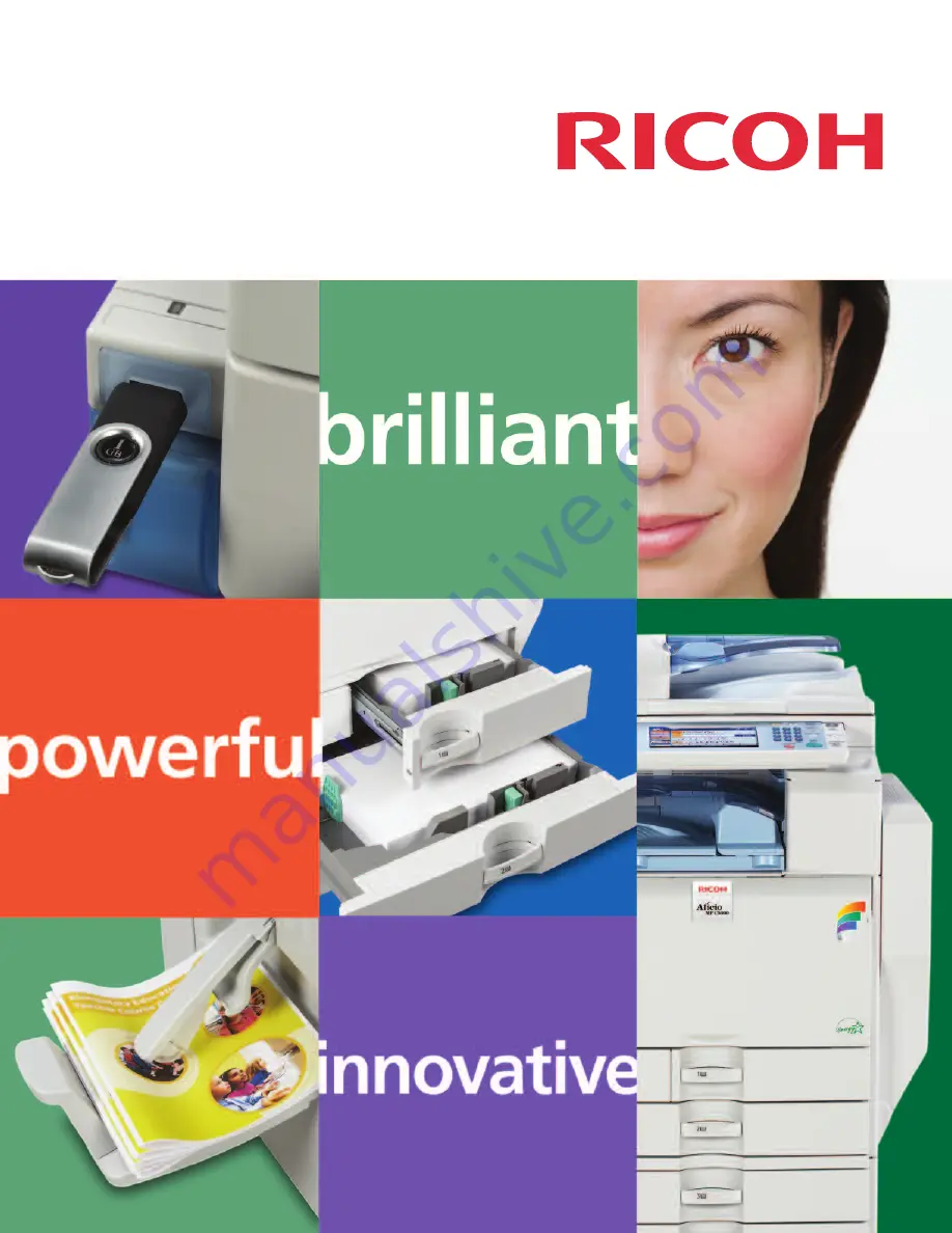 Ricoh Aficio MP C4000 Скачать руководство пользователя страница 1