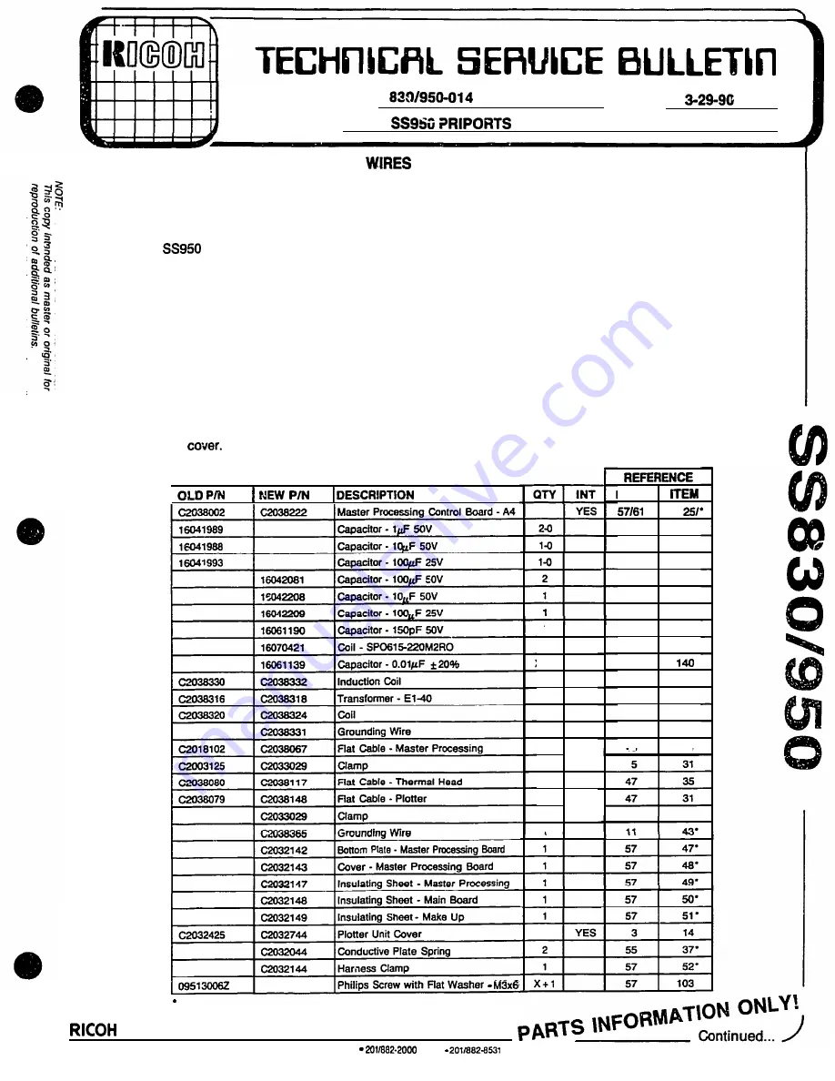 Ricoh C211 Service Manual Download Page 701