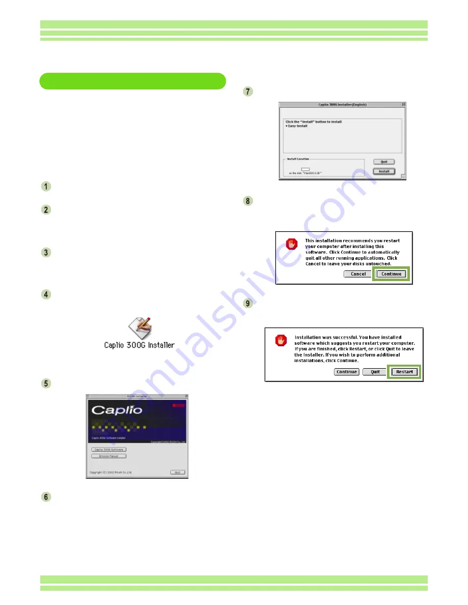 Ricoh Caplio 300G Operation Manual Download Page 128