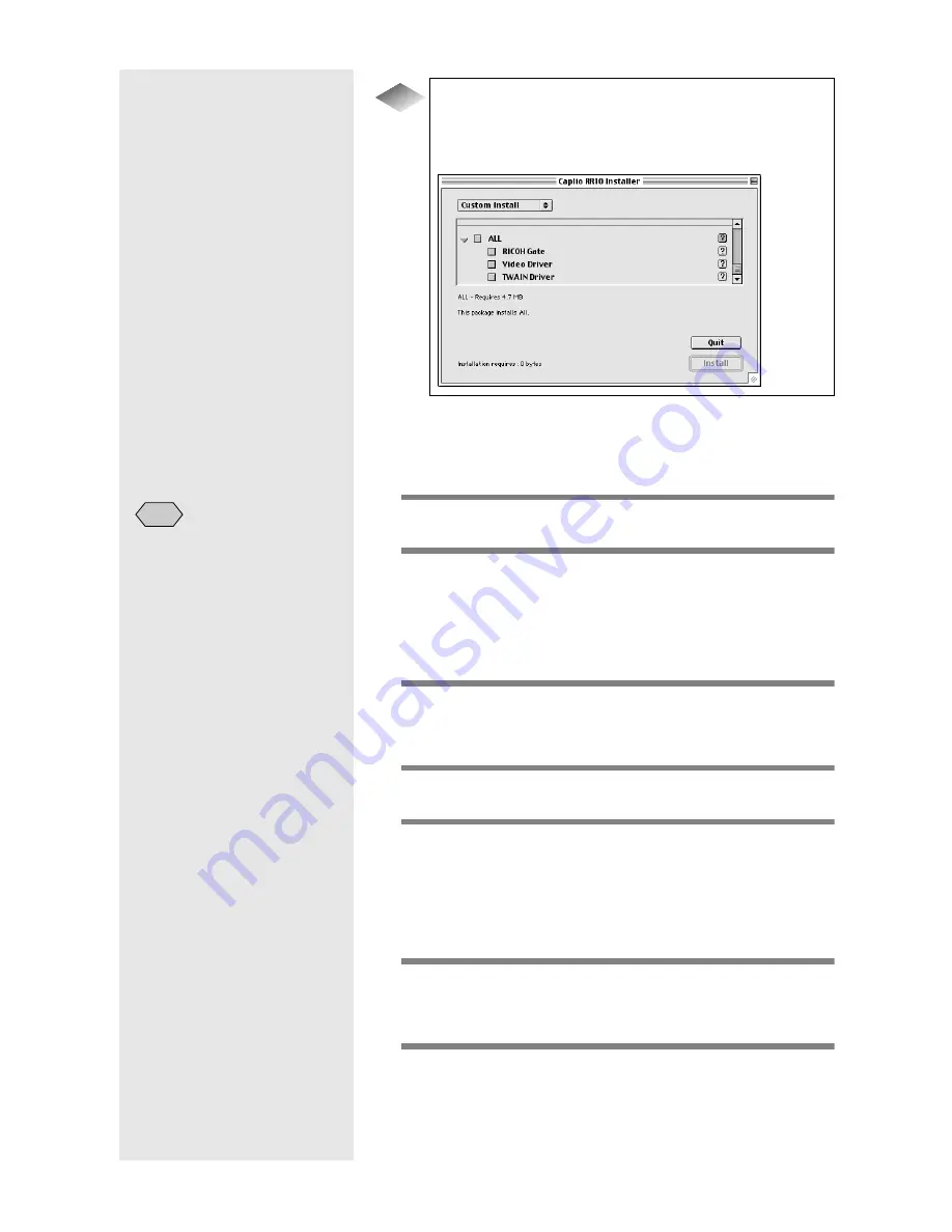 Ricoh Caplio RICOH Gate for Macintosh Operation Manual Download Page 16