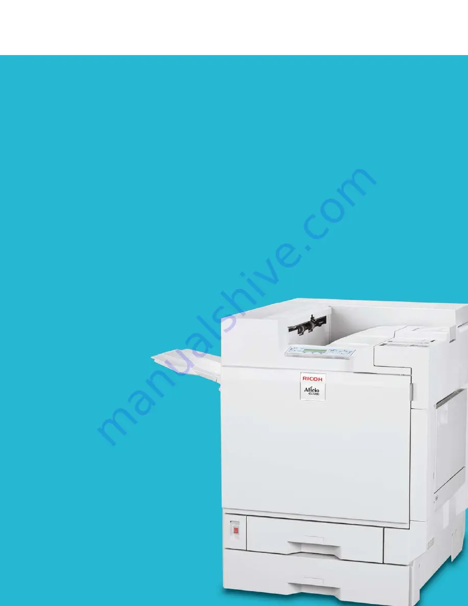 Ricoh CL7200 - Aficio D Color Laser Printer Скачать руководство пользователя страница 2