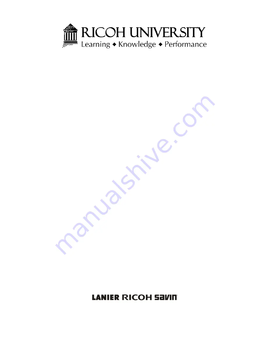 Ricoh D009 Service Manual Download Page 5