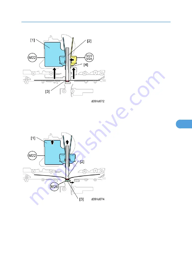 Ricoh D391 Service Manual Download Page 415