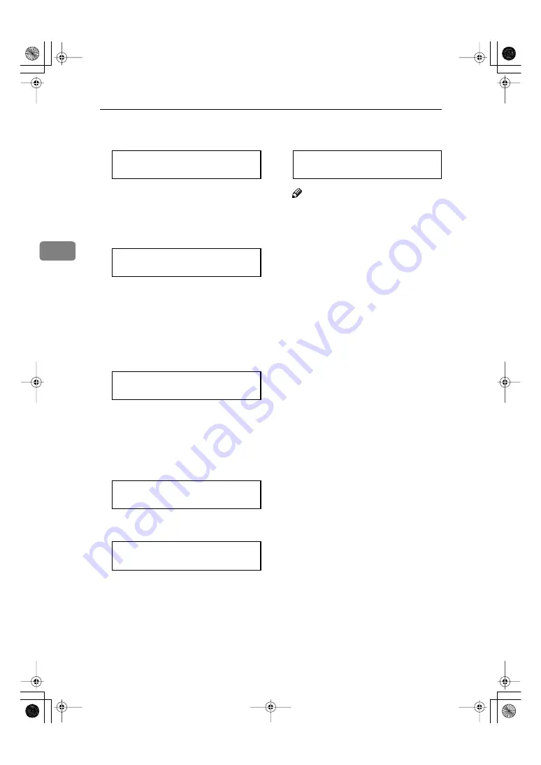 Ricoh FAX1800L Operating Instructions Manual Download Page 36