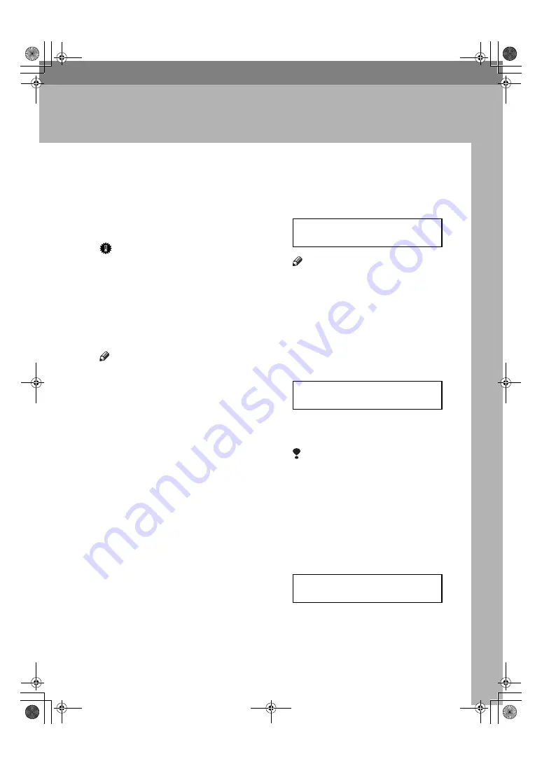 Ricoh fax3900l Operating Instructions Manual Download Page 69