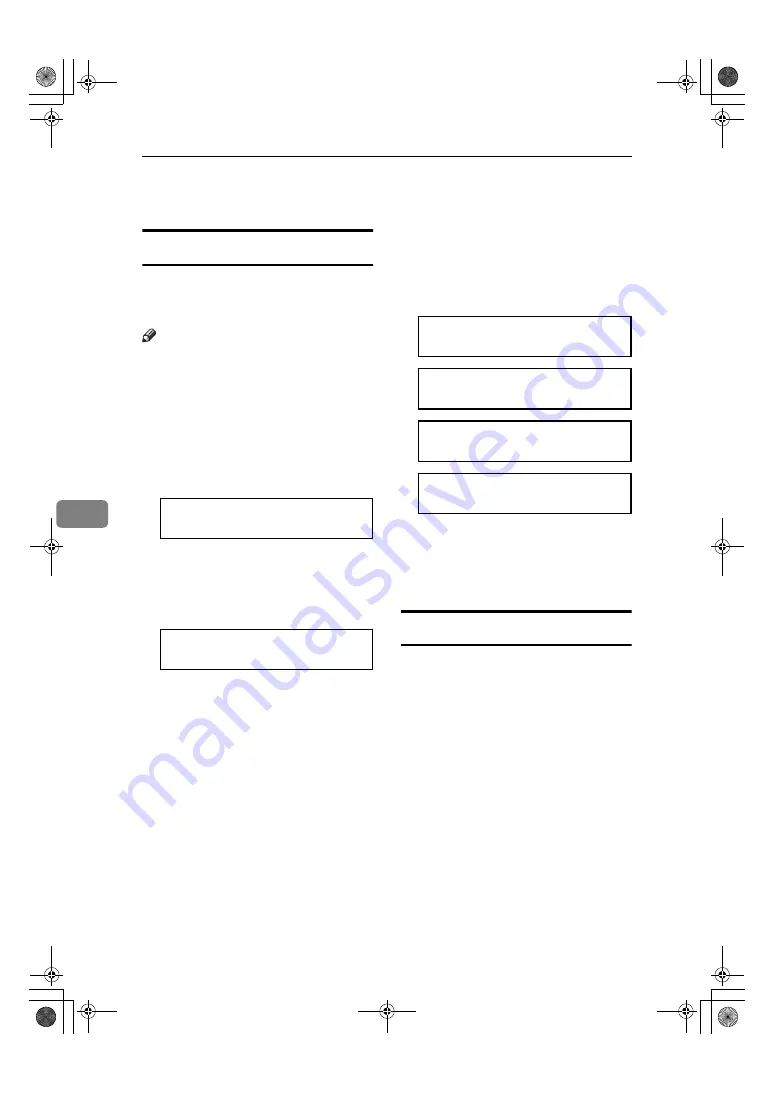 Ricoh fax3900l Operating Instructions Manual Download Page 82