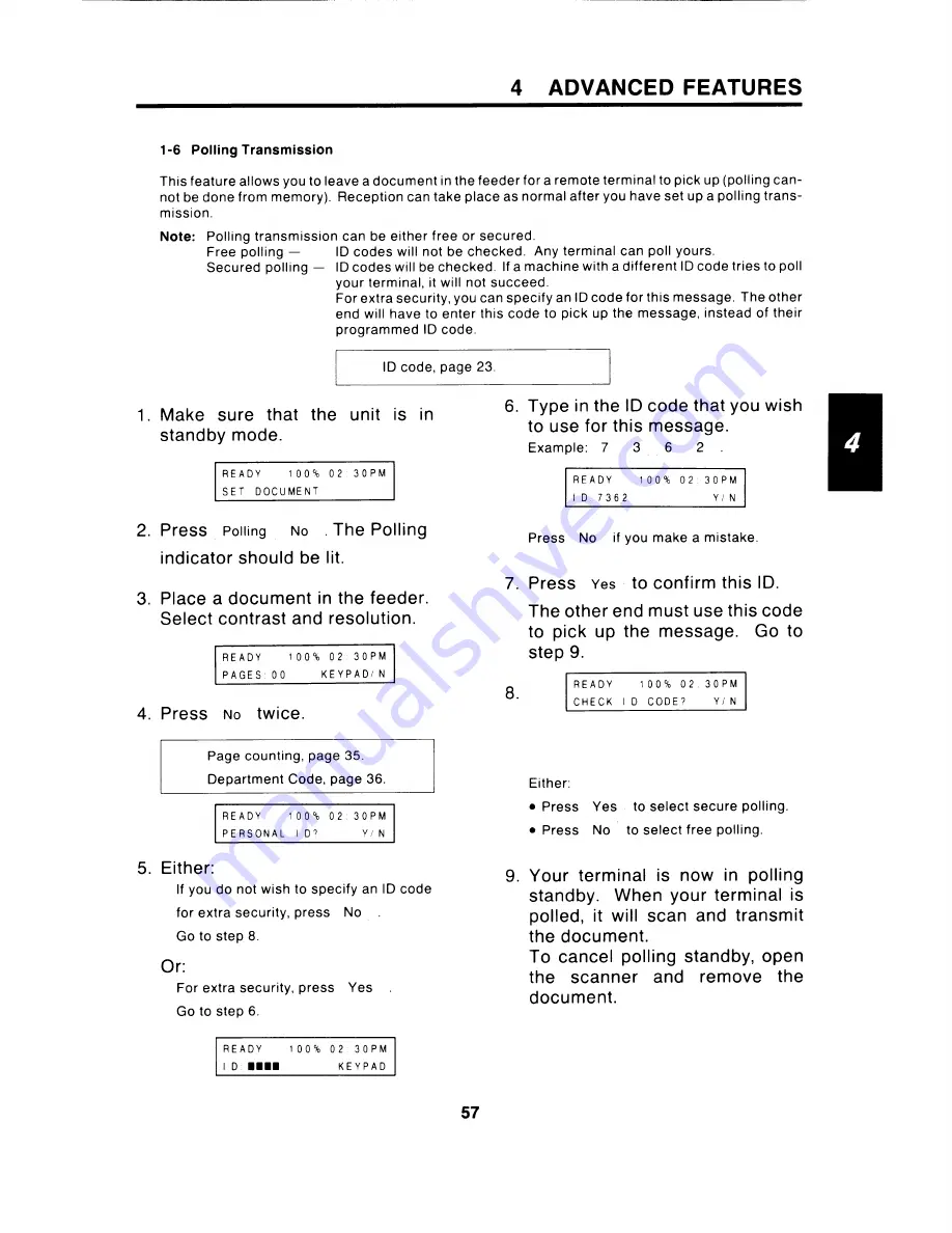 Ricoh FAX4000L Скачать руководство пользователя страница 58