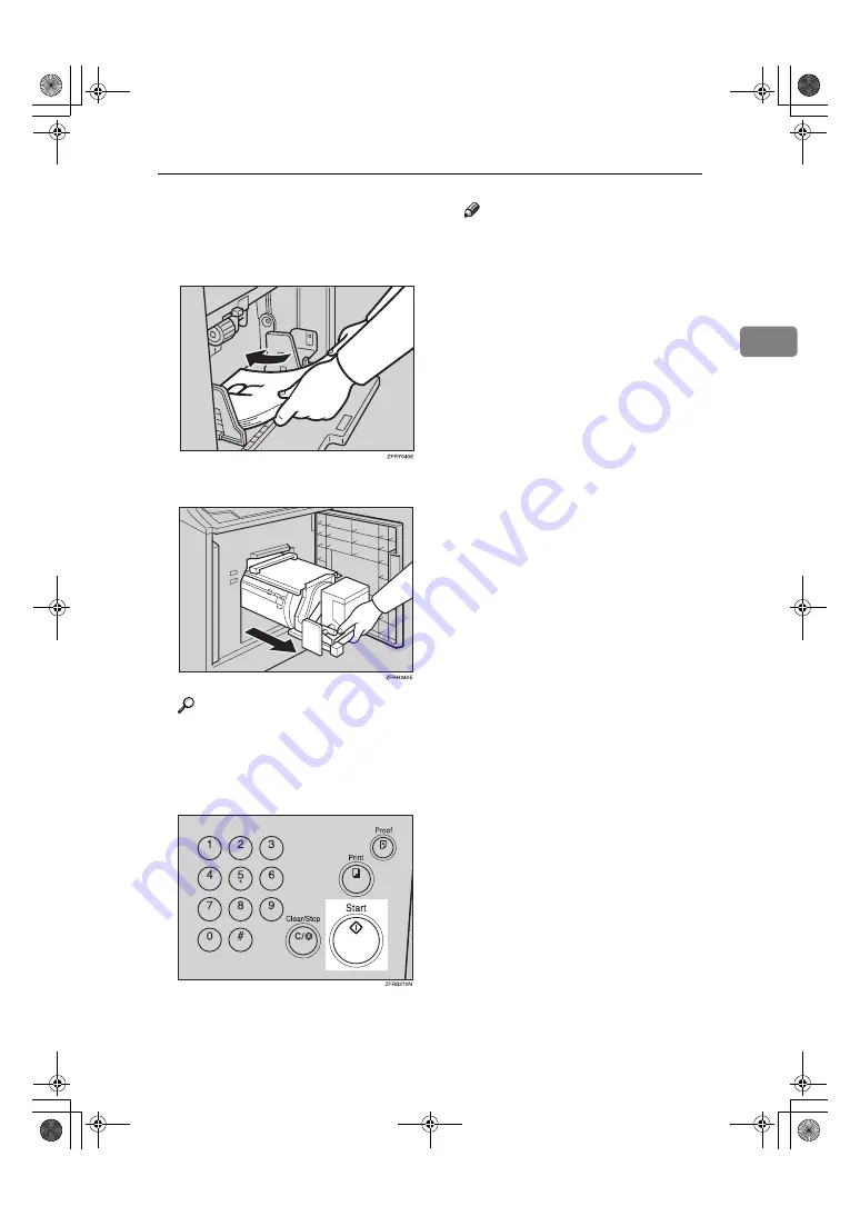 Ricoh Gestetner 5430 Operating Instructions Manual Download Page 63