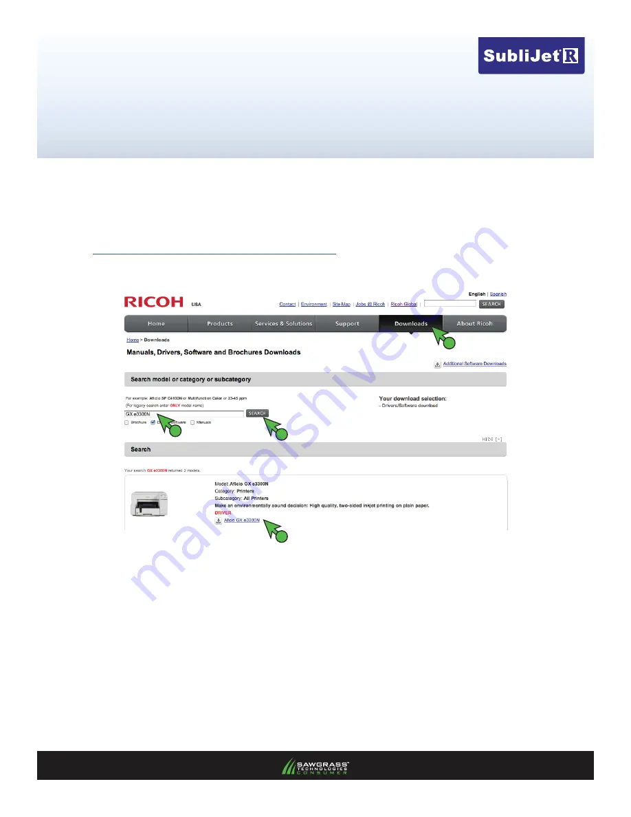 Ricoh GXe3300N Installation Manual Download Page 6