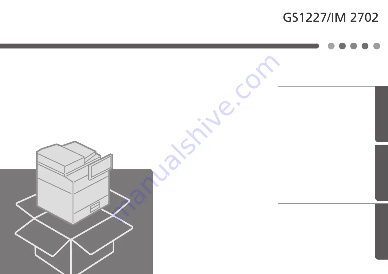 Ricoh IM 2702 Скачать руководство пользователя страница 1