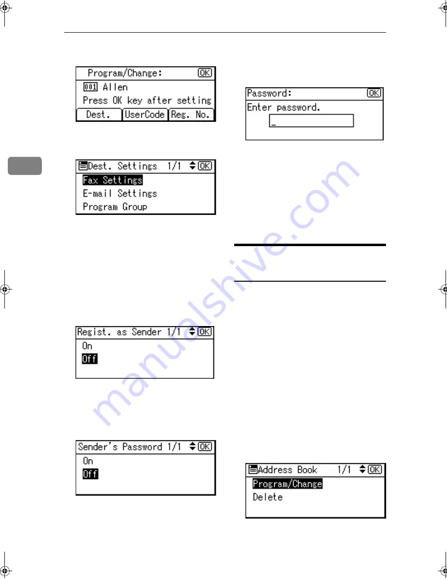 Ricoh LD015 Operating Instructions Manual Download Page 70