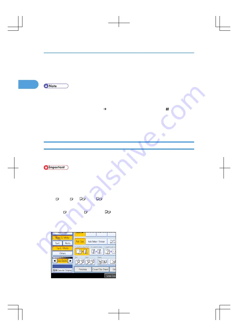 Ricoh LD260c Operating Instructions Manual Download Page 38