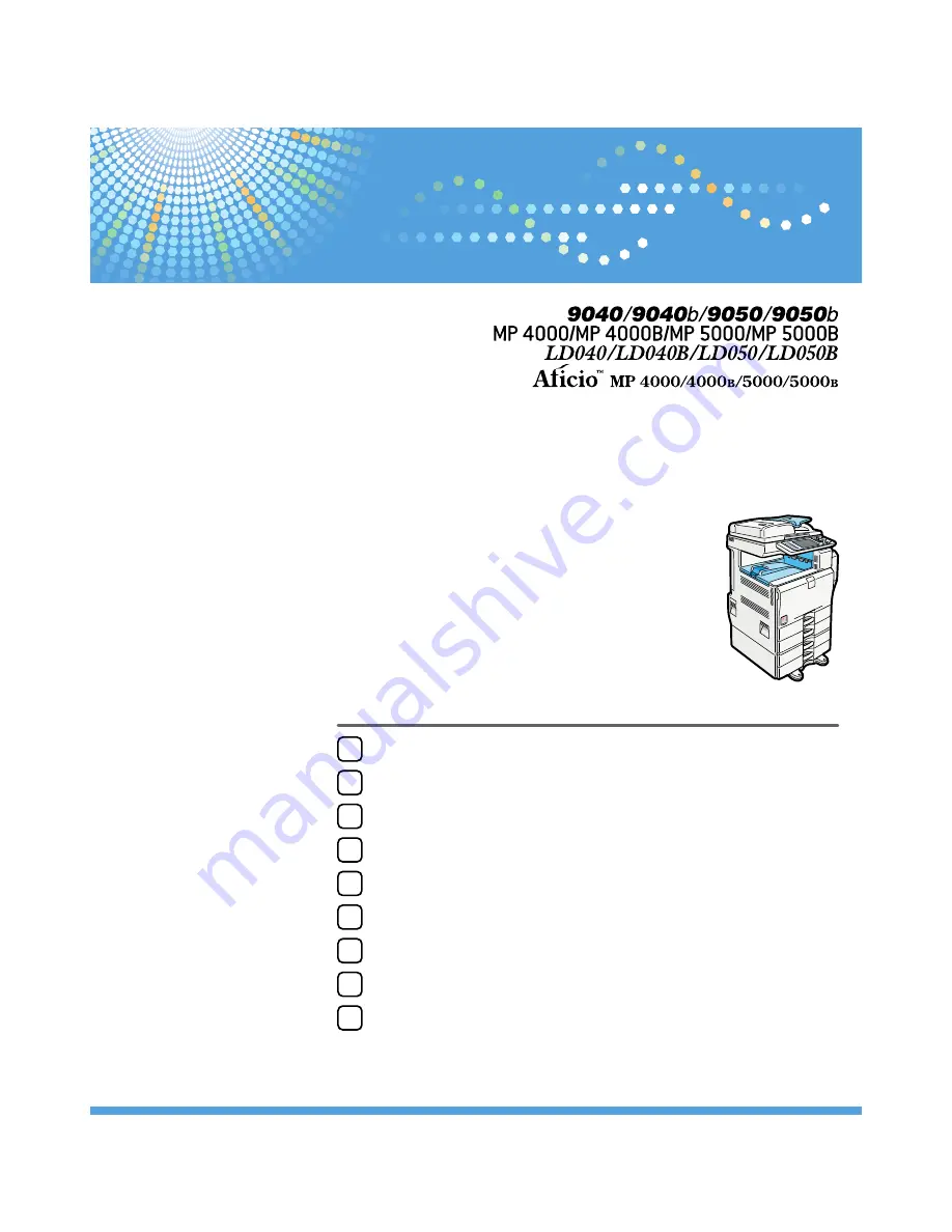 Ricoh LD425 General Settings Manual Download Page 1