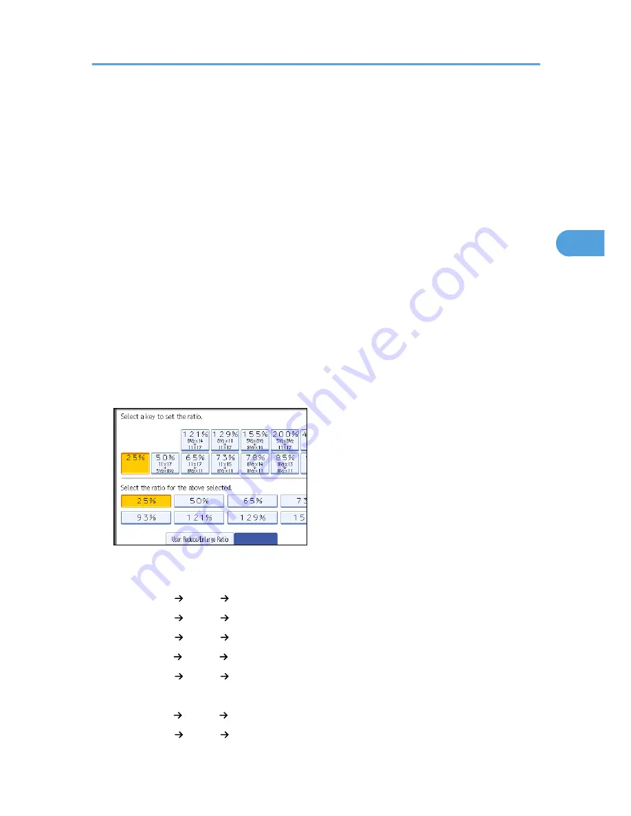 Ricoh LD425 General Settings Manual Download Page 109