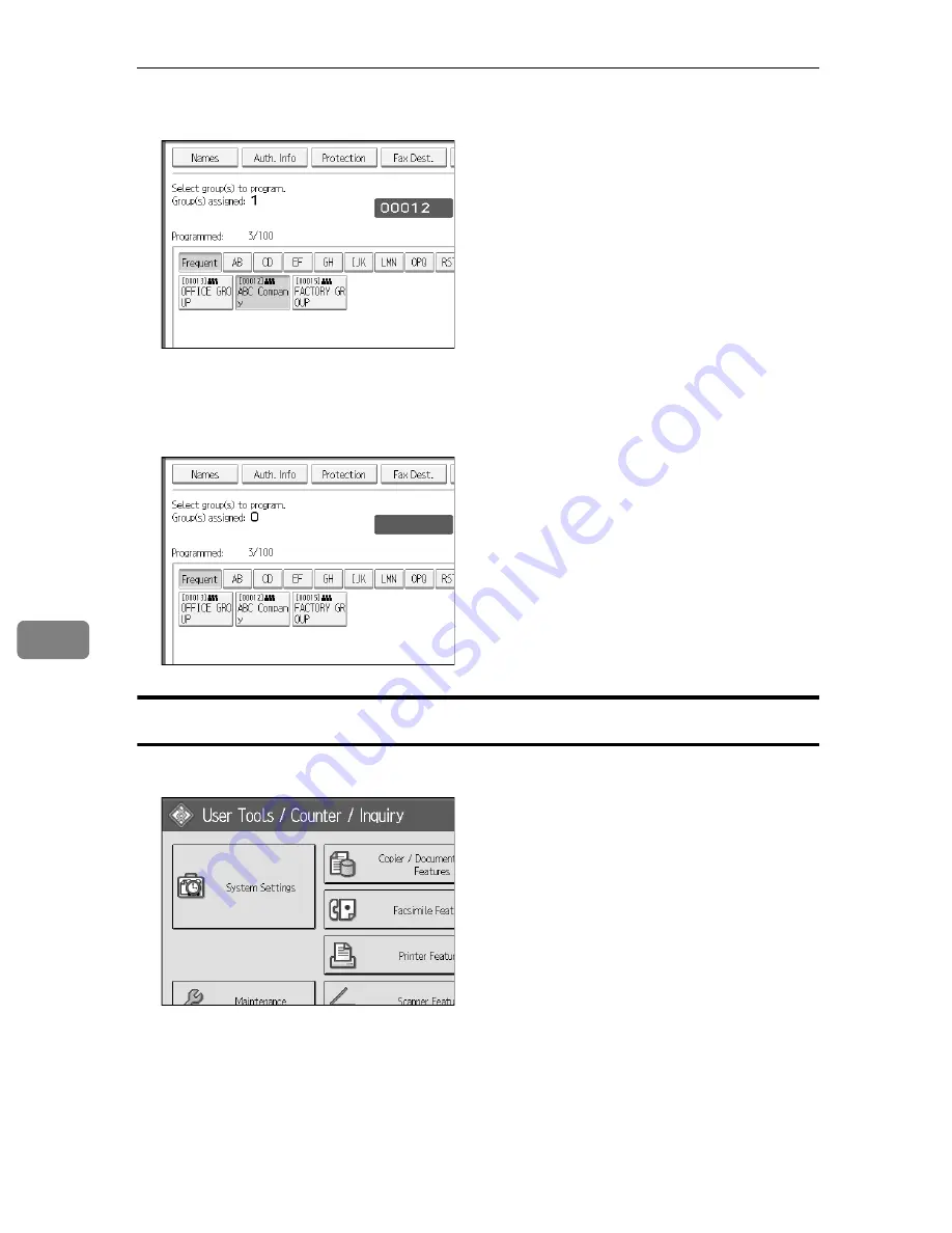 Ricoh LD425c General Settings Manual Download Page 267