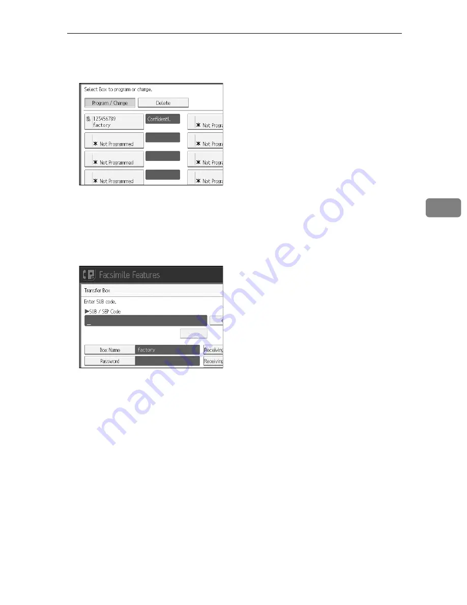 Ricoh LD430c Operating Instructions Manual Download Page 255