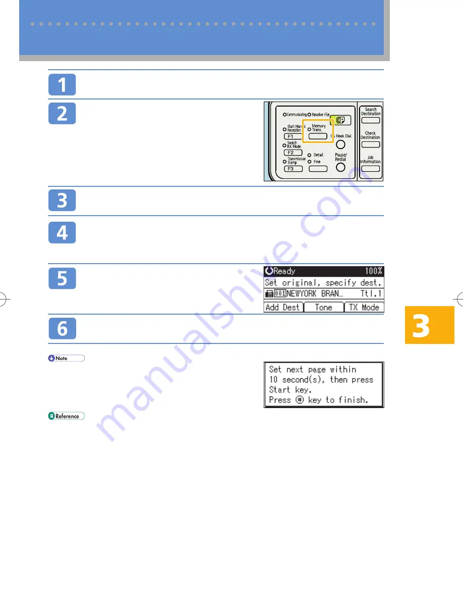 Ricoh MPC 1800 Quick Manual Download Page 17