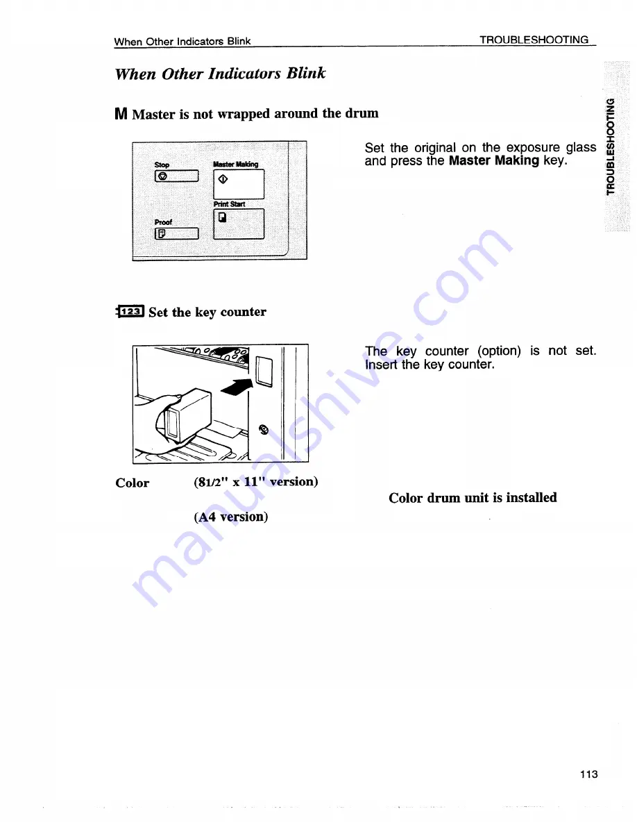 Ricoh priport vt3600 Operating Instructions Manual Download Page 117