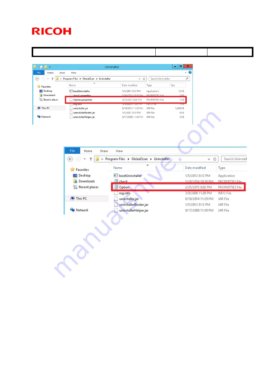 Ricoh Streamline NX Technical Bulletin Download Page 119