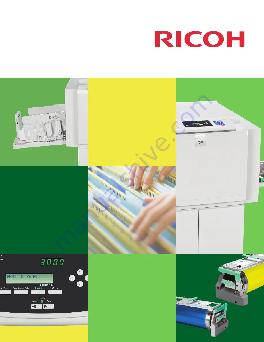 Ricoh TC-IIR Brochure & Specs Download Page 1