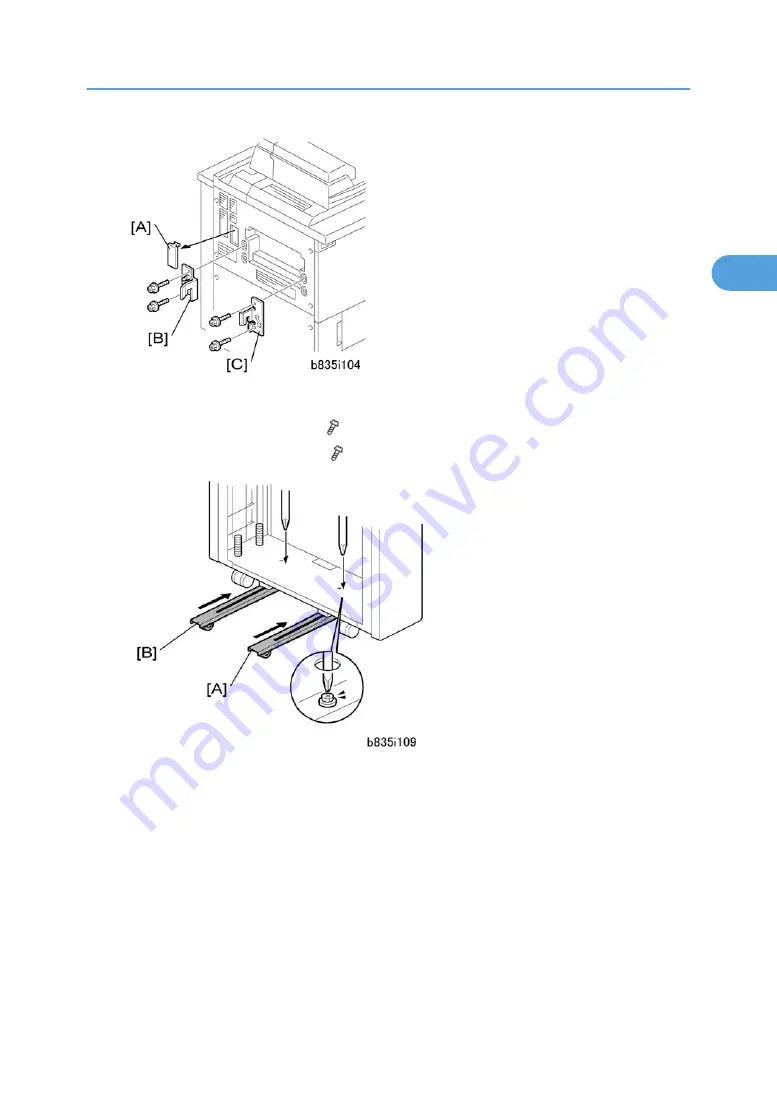 Ricoh V-C3 D081 Field Service Manual Download Page 153